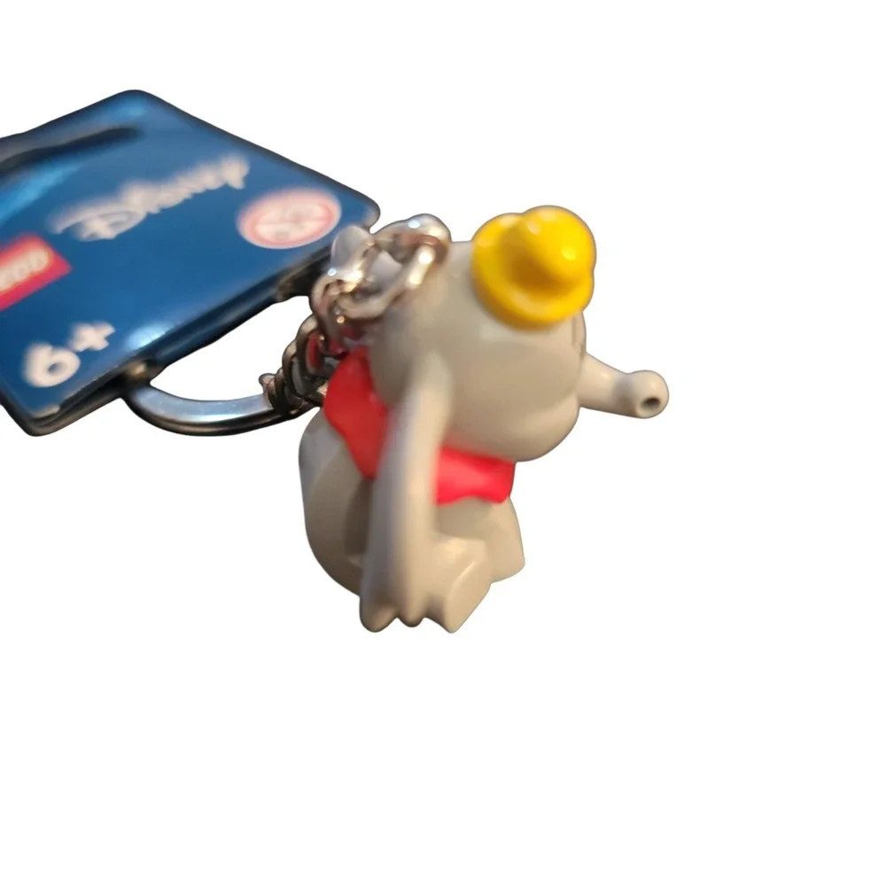 LEGO Disney Dumbo Keychain 854328 Unisex OS Gray New Flying Elephant Minifigure